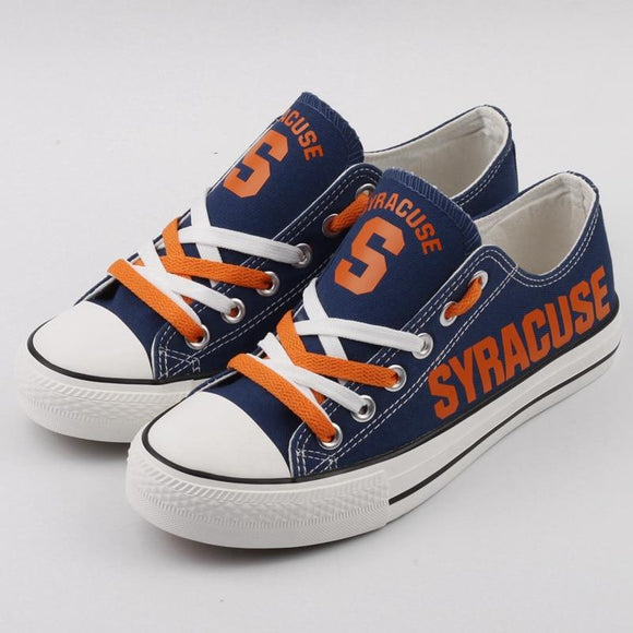Novelty Design Syracuse Orange Shoes Low Top Canvas Shoes