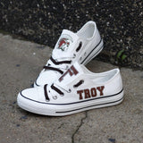 Novelty Design Troy Trojans Shoes Low Top Canvas Shoes