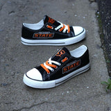 Novelty Design Oklahoma State Shoes Low Top Canvas Shoes
