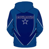 New Design NFL Football Dallas Cowboys 3D Hoodie Sweatshirt Custom Jacket Pullover