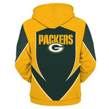 New Design Green Bay Packers Hoodies 3D Sweatshirt Pullover