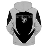 New Design NFL Football Oakland Raiders 3D Hoodie Sweatshirt Custom Jacket Pullover