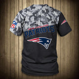 New England Patriots Military T Shirt 3D Short Sleeve