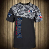 New England Patriots Military T Shirt 3D Short Sleeve