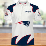 New England Patriots Polo Shirts White