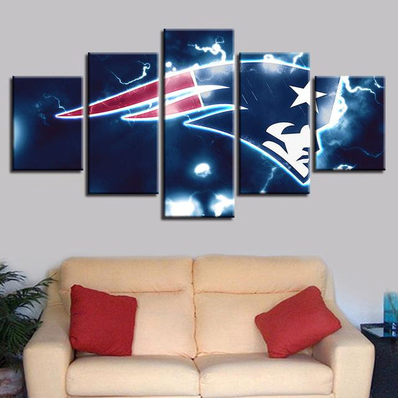 New England Patriots Wall Art Cheap For Living Room Wall Decor