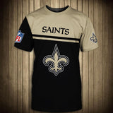 New Orleans Saints Mens T shirts 3D Hand Skull Short Sleeve