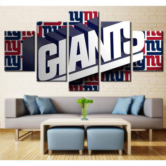 New York Giants Canvas Wall Art Cheap For Living Room Wall Decor