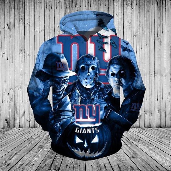 18 OFF New York Giants Hoodies 3D Halloween Horror Night