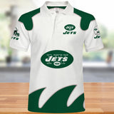 New York Jets Polo Shirts White