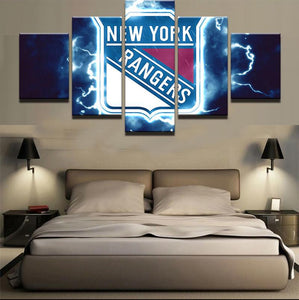 New York Rangers Wall Art Cheap For Living Room Wall Decor