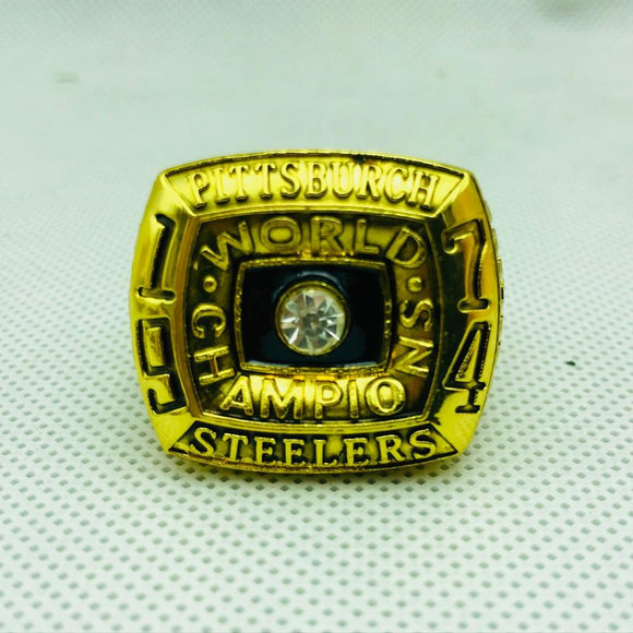 1974 Pittsburgh Steelers Super Bowl Rings Color Gold