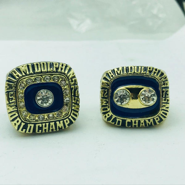 15% OFF 2pcs/set 1972 1973 Miami Dolphins Super Bowl Ring For Sale – 4 Fan  Shop