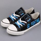 Cheap Custom Carolina Panthers Shoes For Sale Letter Glow In The Dark Shoes Laces