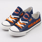 Novelty Design Canvas Shoes Chicago Bears Custom Shoes For Sale