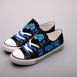 Detroit Lions Shoes Letter Glow In The Dark Shoes Cheap Laces Custom