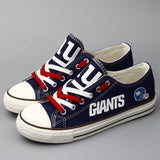 New York Giants Shoes Letter Glow In The Dark Shoes Cheap Laces