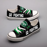 New York Jets Shoes Letter Glow In The Dark Shoes Low Top Laces