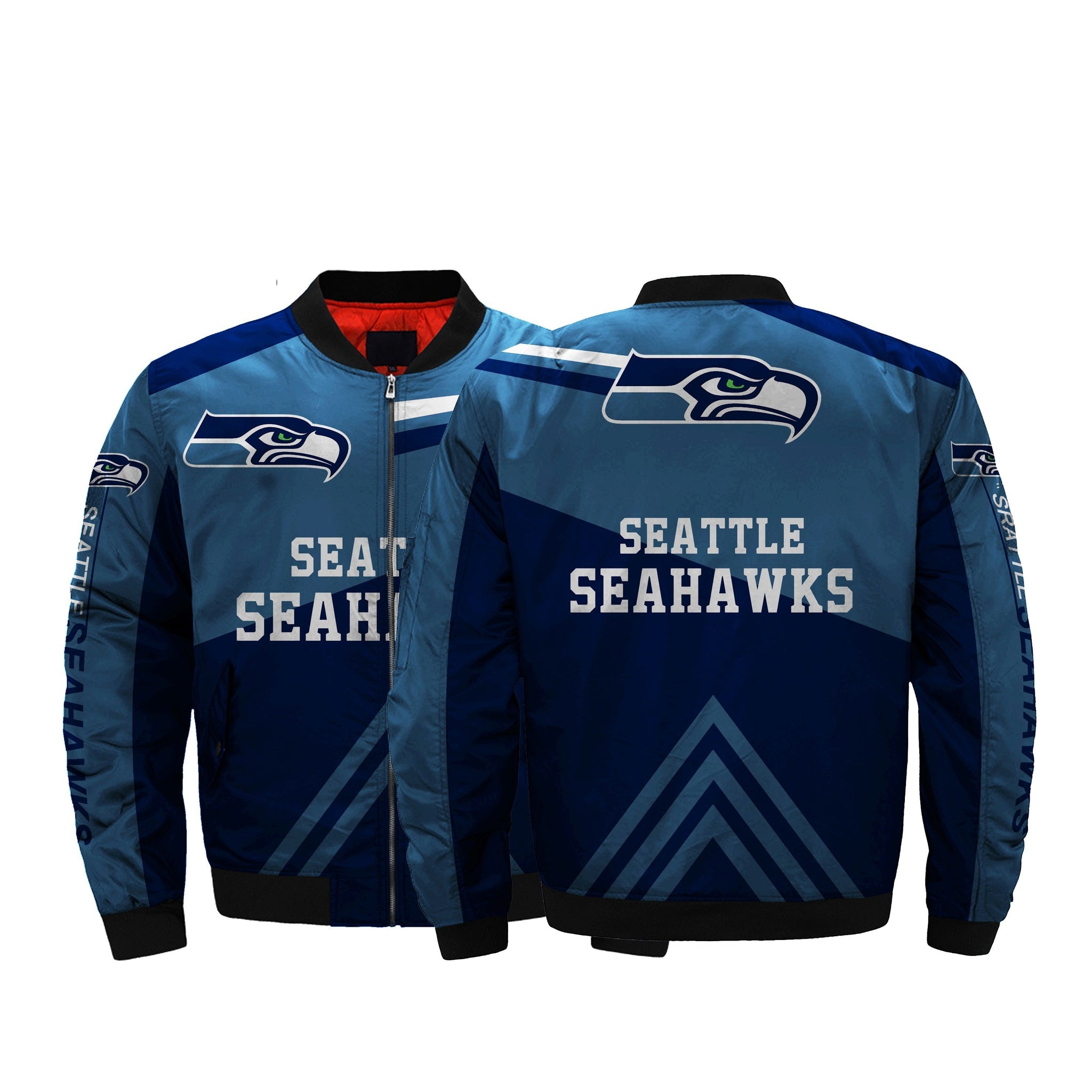 NFL Jacket Men Cheap Seattle Seahawks Bomber Jacket For Sale – 4