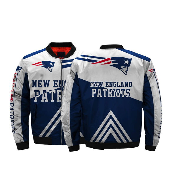 NFL Jacket Men New England Patriots Bomber Jacket For Sale