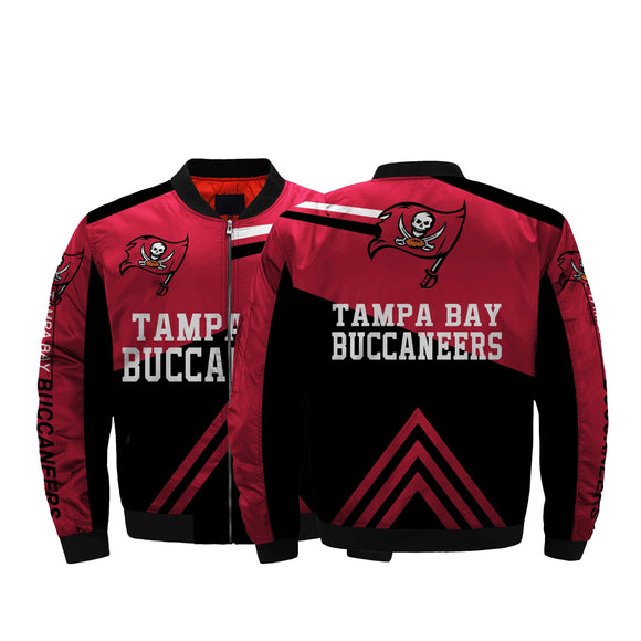 NFL Jacket Men Print 3D Tampa Bay Buccaneers Bomber Jacket For Sale