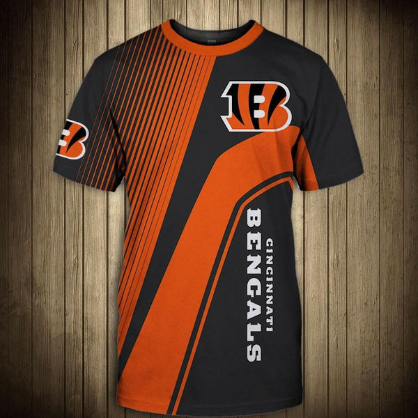 NFL T shirt 3D Custom Cincinnati Bengals T shirts Cheap For Fans – 4 Fan  Shop