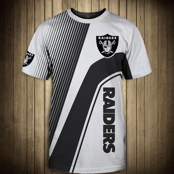 NFL T shirt 3D Custom Oakland Raiders T shirts Mens Cheap For Fans