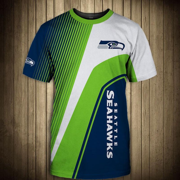 NFL T shirt 3D Custom Seattle Seahawks T shirts Cheap For Fans