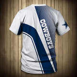 NFL T shirt For Sale 3D Custom Dallas Cowboys T shirts Cheap For Fans