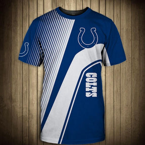 NFL T shirt For Sale 3D Custom Indianapolis Colts shirts Cheap For Fans
