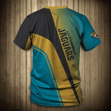 NFL T shirt For Sale 3D Custom Jacksonville Jaguars T shirts Cheap For Fans