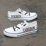 Novelty Design Cameron Yoemen Shoes Low Top Canvas Shoes