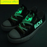 Cheap Milwaukee Bucks Shoes Custom Limited Letter Glow In The Dark Shoes Laces