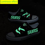 Cheap Phoenix Suns Shoes Custom Limited Letter Glow In The Dark Shoes Laces