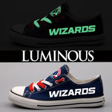 Washington Wizards Shoes Custom Limited Letter Glow In The Dark Shoes Laces