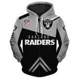 Oakland Raiders Hoodies Mens Sale 3D Sweatshirt Pullover Zip Up