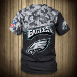 Philadelphia Eagles Military T Shirt 3D Short Sleeve