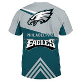 Philadelphia Eagles T shirts Vintage Cheap Short Sleeve O Neck For Fans
