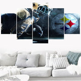 Pittsburgh Steeler Canvas Wall Art For Living Room Bedroom Wall Decor