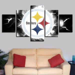 Pittsburgh Steelers Canvas Wall Art Cheap For Living Room Wall Decor