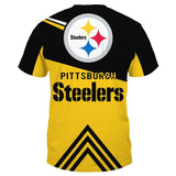 Pittsburgh Steelers T shirts Funny Cheap Short Sleeve O Neck For Fans