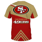 San Francisco 49ers T shirts Vintage Cheap Short Sleeve O Neck For Fans