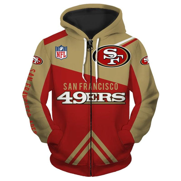 San Francisco 49Ers Logo 3D Hoodie Nfl Jersey 3D Sweatshirt