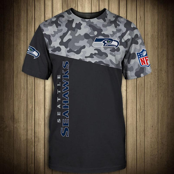 Seattle Seahawks Military Shirt 3D For Men And Women - Freedomdesign