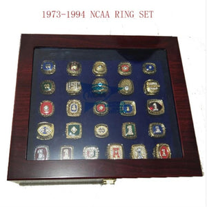 Set 26pcs/set 1973-1994 NCCA Championship Ring High Quality