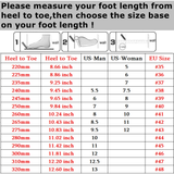 size chart Shoes For Running Or Walking