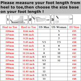 size chart  Max Soul Shoes