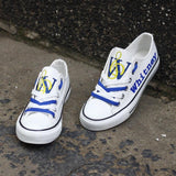 So Cool Design Canvas Shoes Printed Letter & Logo Whitney Wildcats High School