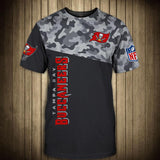 Tampa Bay Buccaneers Military T Shirt 3D Short Sleeve