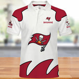 Tampa Bay Buccaneers Polo Shirts White